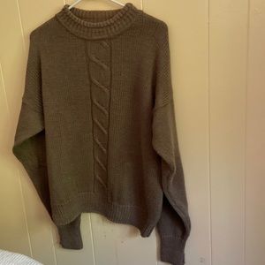 Compagnie International Cotton and ramie material very intricate neck pattern